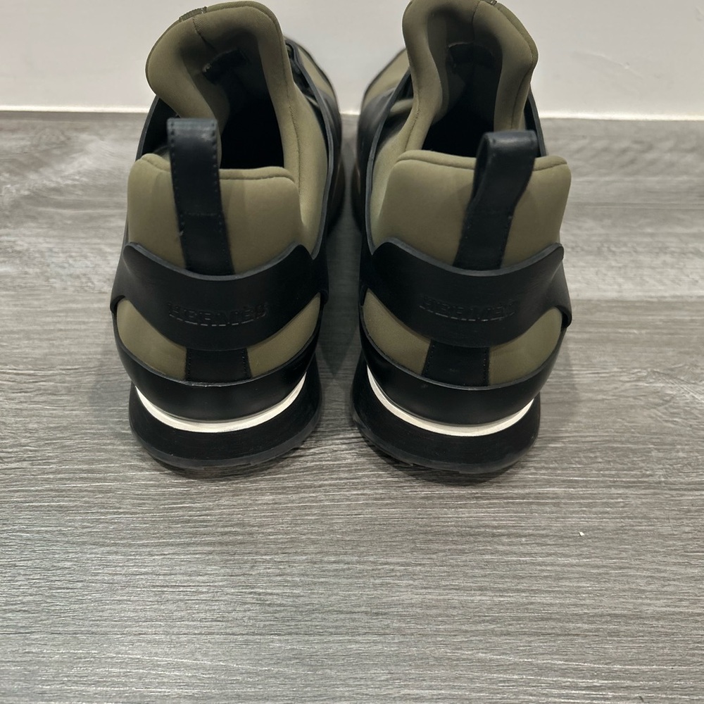 Hermes men’s Black and Olive Sneakers